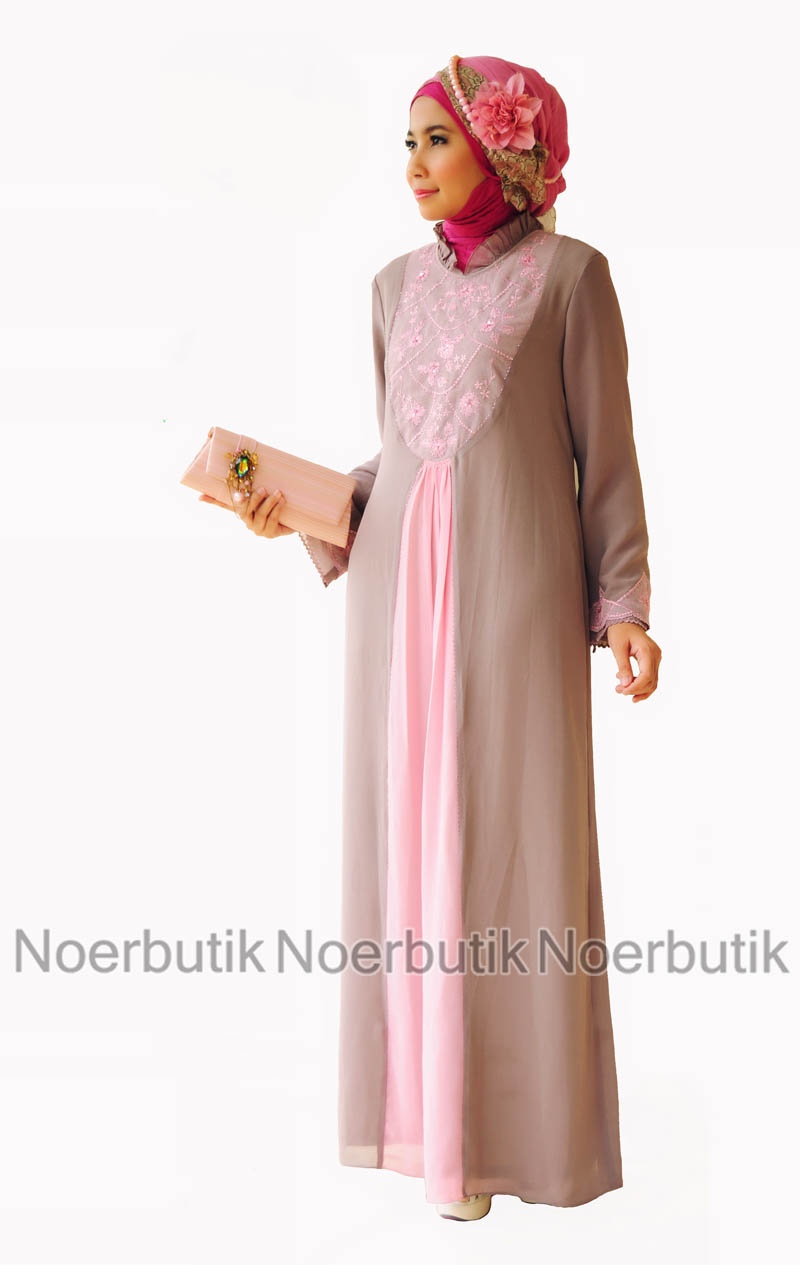  Model  Baju  Gamis Batik Pake Blazer Hijab Nemo